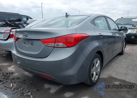 2012 Hyundai Elantra Gls (Ulsan Plant) из США, поврежденный, VIN KMHDH4AE0CU312436